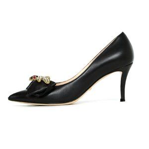 Queen Margaret Pumps with Embellished Bee sz 36.5